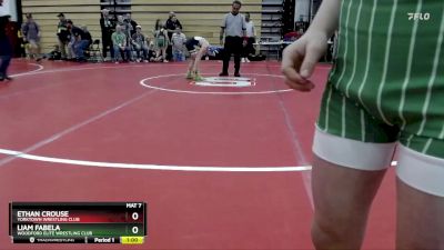 67 lbs Cons. Semi - Liam Fabela, Woodford Elite Wrestling Club vs Ethan Crouse, Yorktown Wrestling Club