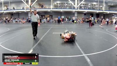 100 lbs Finals (2 Team) - Dakota Sandy, Mat Assassins Black vs Henry Fedalen, Team Shutt