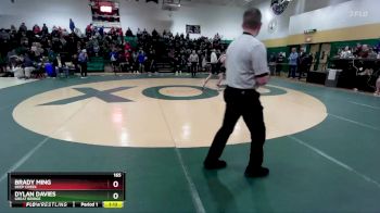165 lbs Semifinal - Brady Ming, Deep Creek vs Dylan Davies, Great Bridge