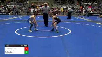 80 lbs Prelims - Jon Marcoux, Nebraska Wrestling Academy vs Maddox Fields, Chickasha Wrestling