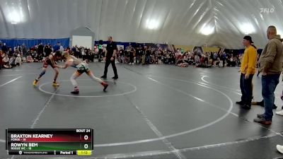 105 lbs Round 6 (8 Team) - Rowyn Bem, Rogue WC vs Braxton Kearney, FORGE