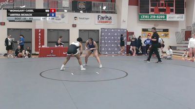 160 lbs 5th Place Match - Amitria McNack, Avila vs Mohagany Casel, Wayland Baptist University