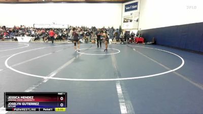 145 lbs Champ. Round 2 - Jessica Mendez, Arizona State University vs Joselyn Gutierrez, Skyline