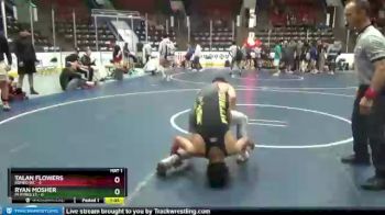 117 lbs Round 3 (6 Team) - Talan Flowers, Romeo WC vs Ryan Mosher, MI Pitbulls