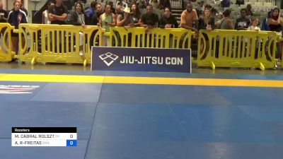 MARIANA CABRAL ROLSZT vs AMBER RYMARZ-FREITAS 2023 American National IBJJF Jiu-Jitsu Championship