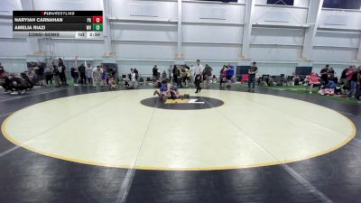 107.6-118 lbs Consolation - Naryiah Carnahan, PA vs Amelia Riazi, WV