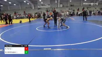 126 lbs Consolation - Niko Ferra, PA vs Wanderlei Whittington, CA