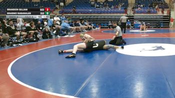 215 lbs Round 2: Quarterfinals - Brandon Gillian, Dawson County vs Erasmo Rabanales, Calhoun