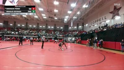 120 lbs Champ. Round 1 - Braulio Estrada, Franklin vs Emerson Perez, Euless Trinity