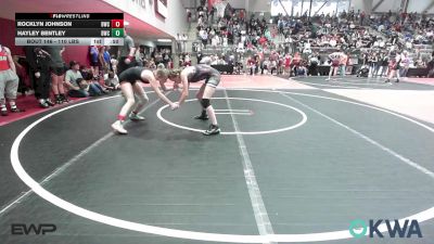 110 lbs Consolation - Rocklyn Johnson, Brushy Wrestling Club vs Hayley Bentley, Brushy Wrestling Club