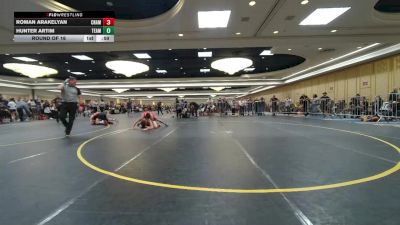 157 lbs Round Of 16 - Roman Arakelyan, Champion Sport Complex vs Hunter Artim, Team Credo