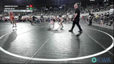 102 lbs Round Of 16 - Emberlynn Riley, Skiatook Youth Wrestling vs Sophie Ellis, Kingfisher YellowJackets