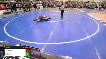 115 lbs Consi Of 16 #1 - Jeffrey Lopez, RedWave Wrestling vs Benjamin Ruiz, Socal Grappling Club