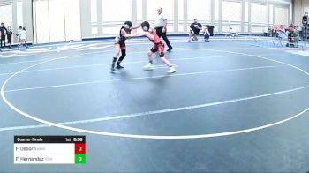 74 lbs Quarterfinal - Francis Osborn, Askeo International May Club vs Frankie Hernandez, Total Kaos WC