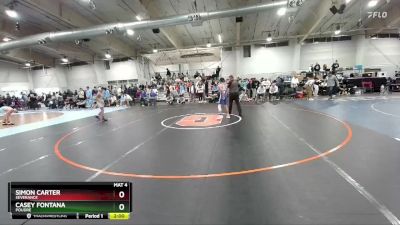 106 lbs Champ. Round 1 - Casey Fontana, Poudre vs Simon Carter, Severance