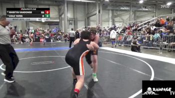 215 lbs Cons. Round 1 - Rhistyn VanDonge, Onaga vs Cole Yates, Ellis Kids