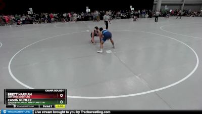 144 lbs Cons. Round 3 - Josue Andres Cedeno Mendoza, Silverback Wrestling Fort Worth vs Forrest Craddock, Basement Brawlers Wrestling Club