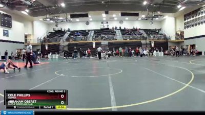 77 lbs Cons. Round 2 - Abraham Oberst, Castle Wrestling Club vs Cole Phillips, Indiana