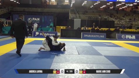 Marie Ann Choi vs Andrea Lavina 2025 Pan Jiu Jitsu IBJJF Championship