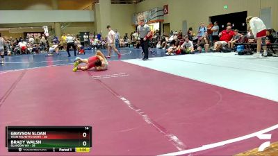 108 lbs Round 3 (6 Team) - Grayson Sloan, Team Palmetto State vs Brady Walsh, Glasgow WA