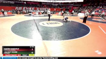 1A 106 lbs Champ. Round 1 - Austin Hagevold, Woodstock (Marian) vs Vincent Moore, Litchfield