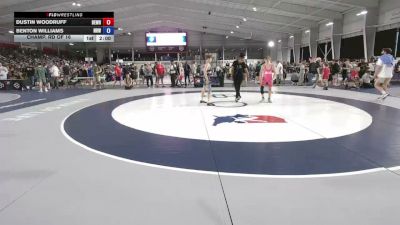 100 lbs Champ. Rd Of 16 - Dustin Woodruff, Beastmode Wrestling vs Benton Williams, New River WC