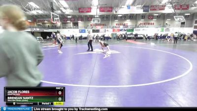 125 lbs Cons. Round 4 - Brendan Nantz, William Penn (Iowa) vs Jacob Flores, Unattached