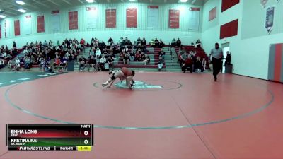 120 lbs Champ. Round 1 - Kretina Rai, Ak. North vs Emma Long, Field