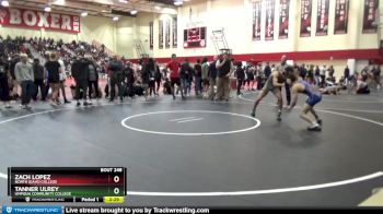 133 lbs Cons. Round 4 - Tanner Ulrey, Umpqua Community College vs Zach Lopez, North Idaho College