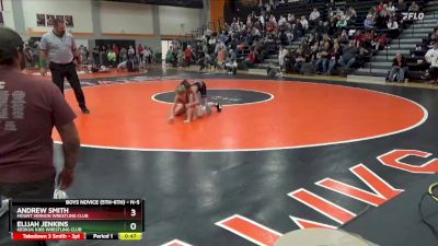 N-5 lbs Quarterfinal - Elijah Jenkins, Keokuk Kids Wrestling Club vs Andrew Smith, Mount Vernon Wrestling Club