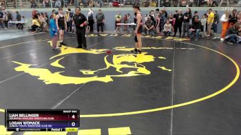 149 lbs Cons. Round 3 - Liam Bellinger, Soldotna Whalers Wrestling Club vs Logan Womack, Juneau Youth Wrestling Club Inc.