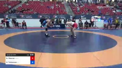 86 kg Consi Of 8 #1 - Nick Reenan, Wolfpack Wrestling Club / TMWC vs Hunter Tobiasson, Colorado