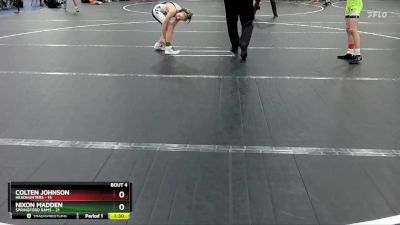 76 lbs Placement (4 Team) - Colten Johnson, Headhunters vs Nixon Madden, Springford Rams