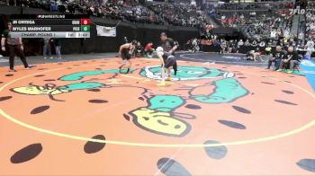 126-5A Champ. Round 1 - JR Ortega, Grandview vs Myles Marhofer, Pine Creek