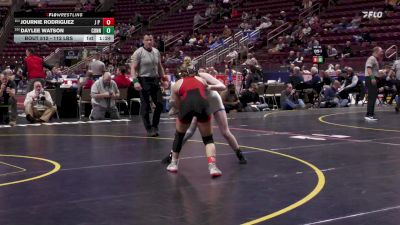 112 lbs First Round - Journie Rodriguez, J P McCaskey-G vs Daylee Watson, Conneaut-G