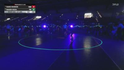 47 lbs Cons. Quarters - Oaks Russon, Fortius Wrestling vs Baker Goza, Fremont Wrestling Club