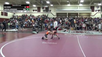 PW-11 lbs Cons. Semi - Ashton Andersen, Big Game Wrestling Club vs Kai Hines, DC Elite