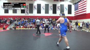 285 lbs Champ. Round 1 - Edwin Wanken, BCLUW-SH vs Lane Girsch, Dike-New Hartford