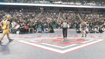 4A 215 lbs 1st Place Match - Ayden Smith, Mount Pleasant High School vs Landon Pope, Pisgah High School