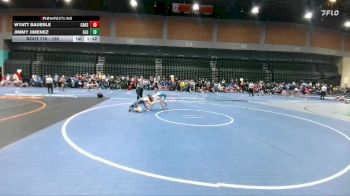 126 lbs Champ. Round 2 - Wyatt Bauerle, Carson vs Jimmy Jimenez, Elk Grove