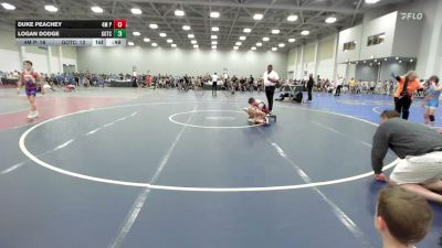 80 lbs Rr Rnd 1 - Duke Peachey, 4M Power - EL vs Logan Dodge, Team Gotcha - EL