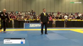 BRIAN BEAUCHAMP vs WANDRO RIBEIRO 2018 World Master IBJJF Jiu-Jitsu Championship