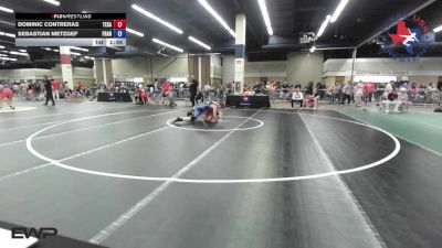 144 lbs Round Of 16 - Dominic Contreras, Texas vs Sebastian Metzgef, Franklin High School Wrestling