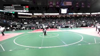 70 lbs Cons. Round 1 - Landen Beck, PWCA vs Dalton Clark, RIKA