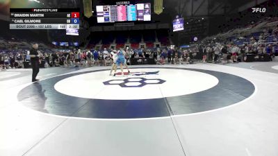 157 lbs Cons. Sub-quarters - Braidin Martin, AK vs Cael Gilmore, OH