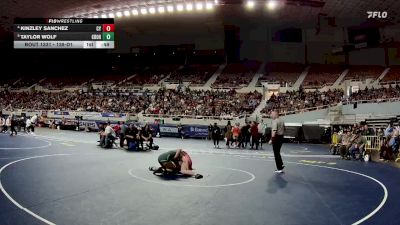 138-D1 5th Place Match - Kinzley Sanchez, Canyon View High School vs Taylor Wolf, Canyon Del Oro High School