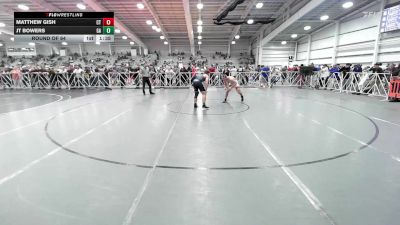 160 lbs Round Of 64 - Matthew Gish, CT vs Jt Bowers, GA