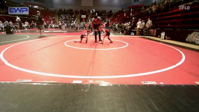 40 lbs Final - Waylon Pearson, Barnsdall Youth Wrestling vs Jase Tyson, Verdigris Youth Wrestling