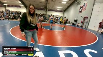 132A Champ. Round 1 - Teagan Terry, Laramie vs Jake Aitchison, Sheridan