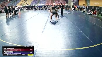 101 lbs Round 3 - Alex Uribe, University Of The Cumberlands vs Caley Kling, Colorado State University - Wo